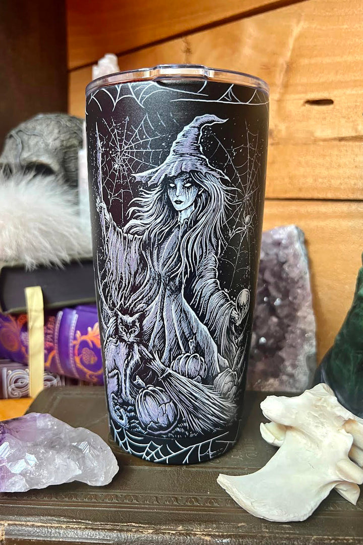 fortune teller witch coffee to go cup