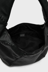 hobo goth black shoulder bag