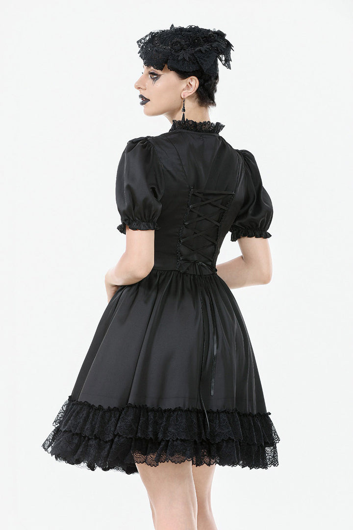 short victorian goth inspired gown