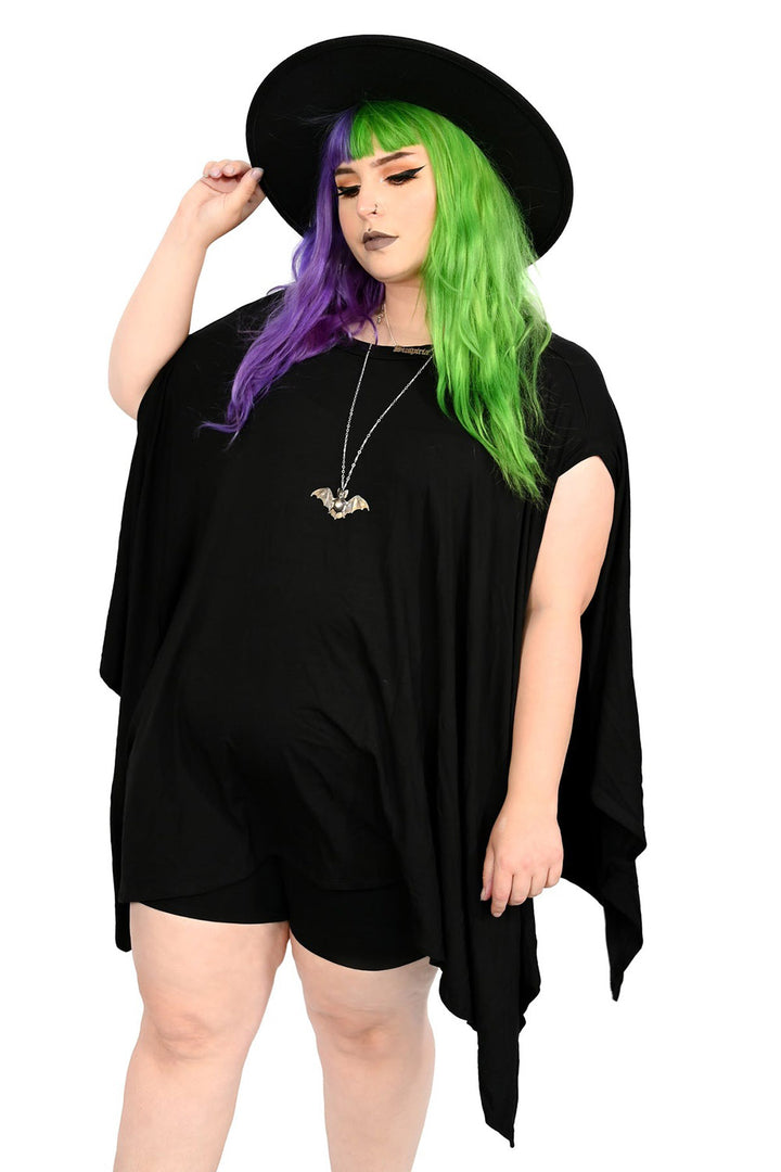 gothic tunic dress with sleeve holes