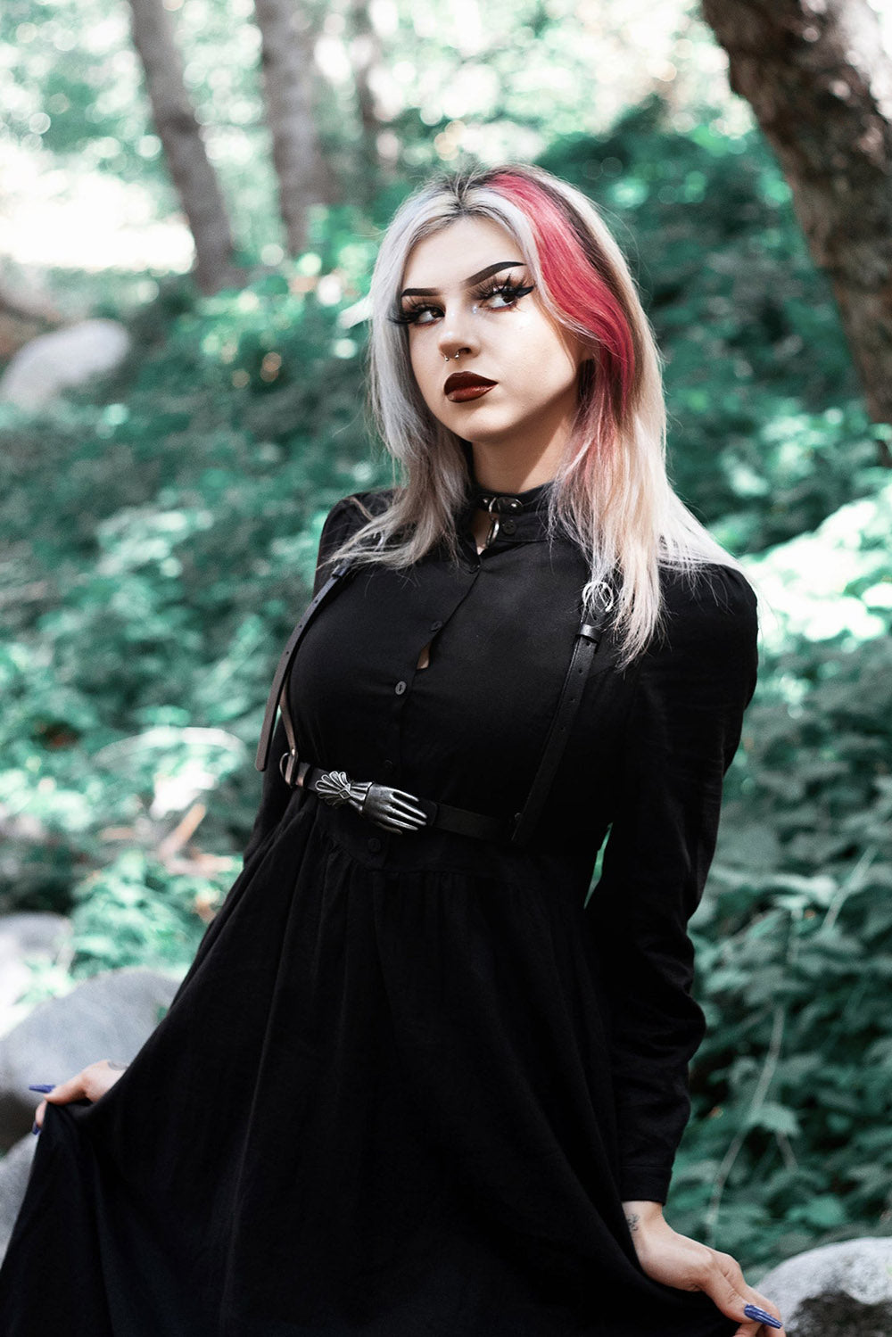 occult high waisted belt