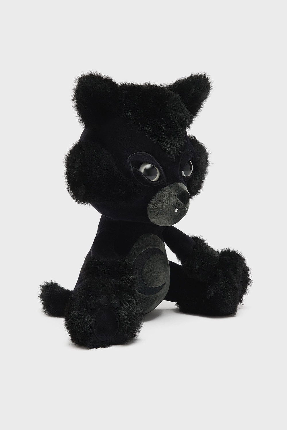 black wolf stuffed animal 