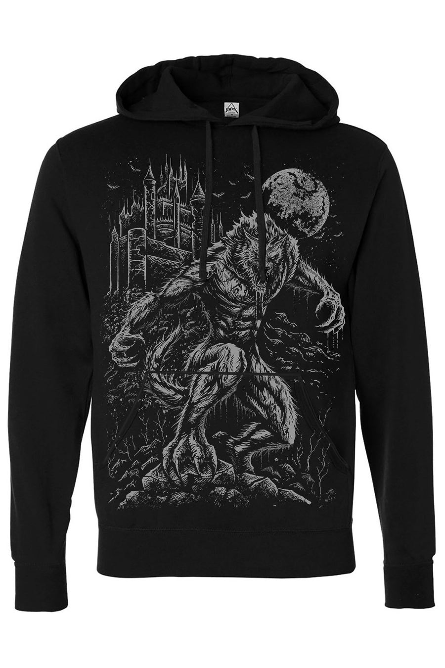 heavy metal werewolf hoodie jacket 