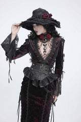 Devil Fashion womens black girdle