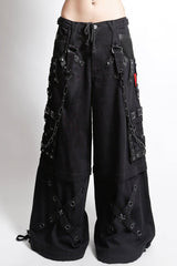 studded punk tripp NYC baggy cargo pants for women