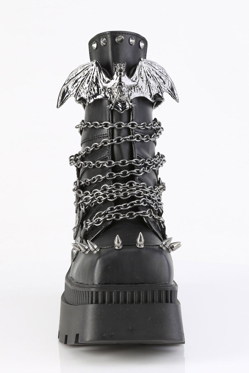 Spiked Vampire Bat Punk Platform Boots [WRATH-55]