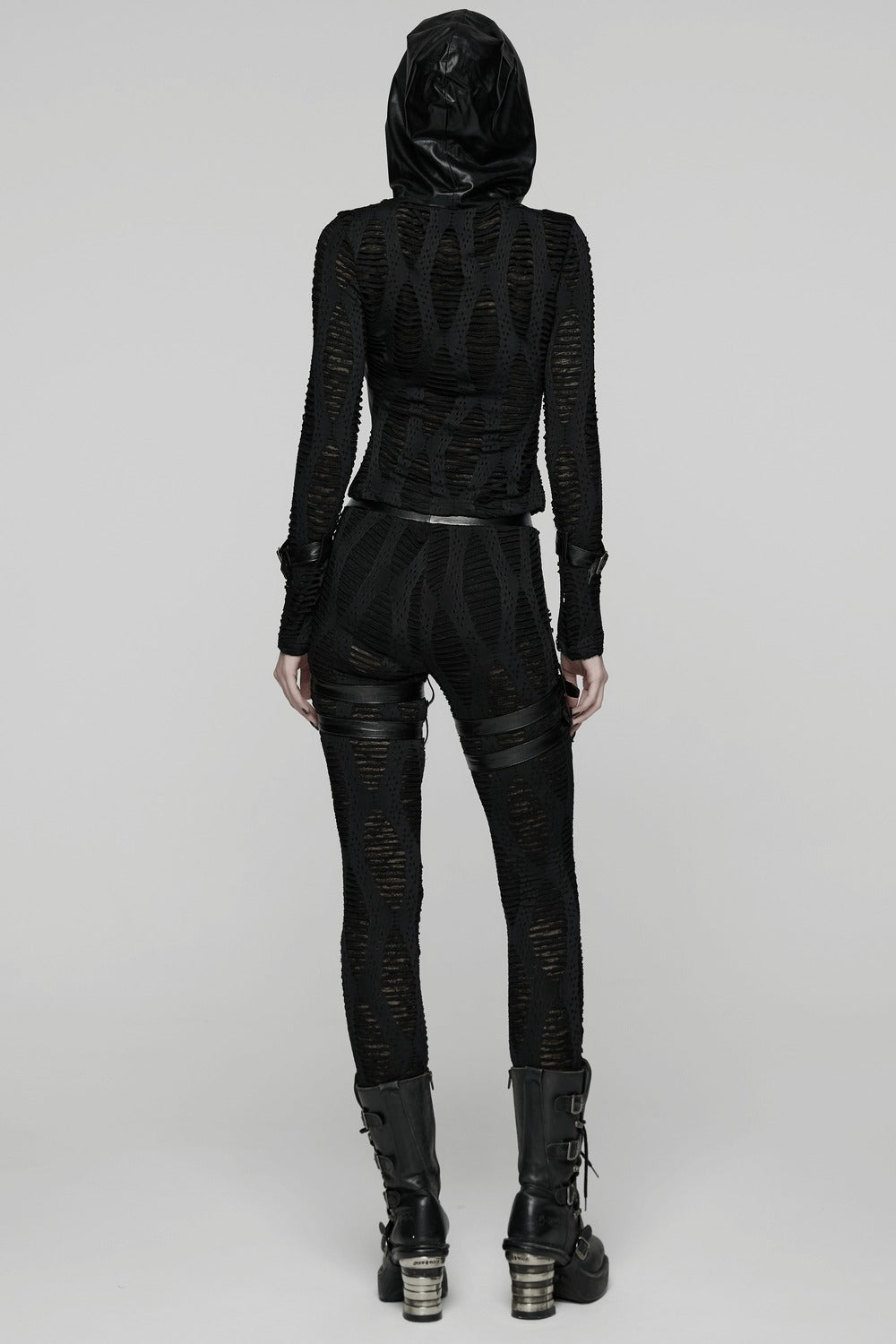 womens buckled apocalyptic leggings 