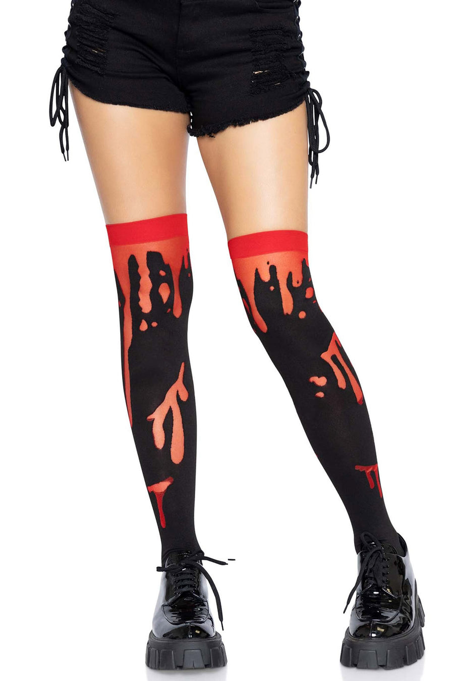 Splatter Thigh Highs