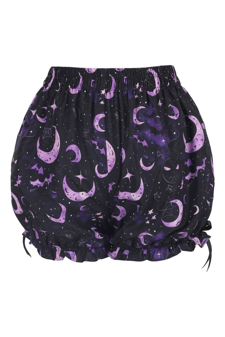 gothic crescent moon pattern bloomers