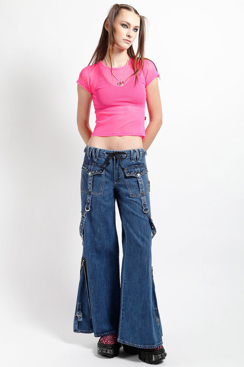 womens punk baggy jeans