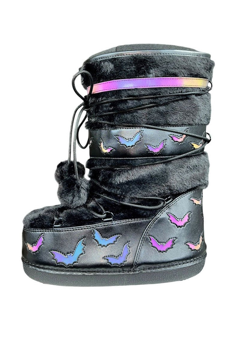 raver reflective bat shoes