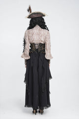 Womens girdle with corset lace up back