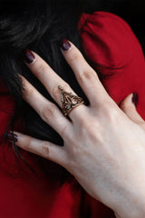 ornate gothic cathedral ring