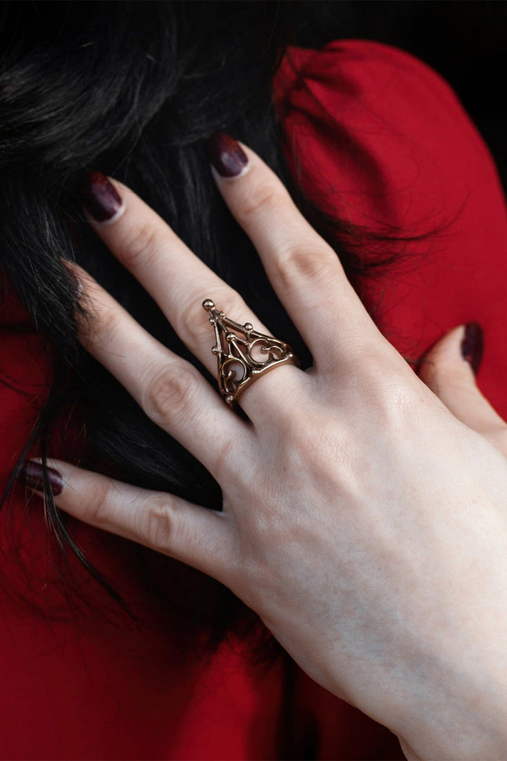 ornate gothic cathedral ring
