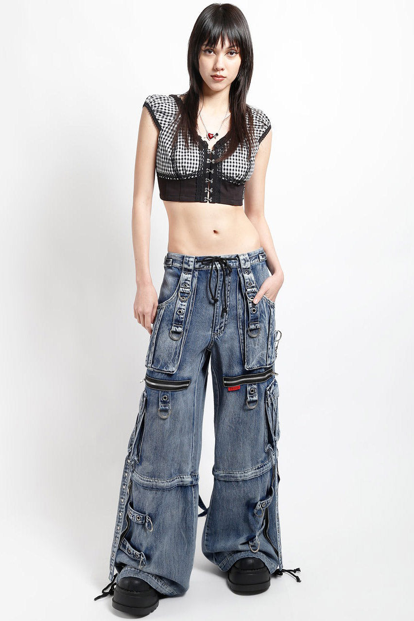 womens zip off tripp punk pants