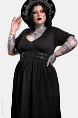 womens plus size goth dress