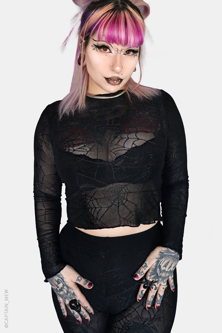 womens long sleeve gothic top