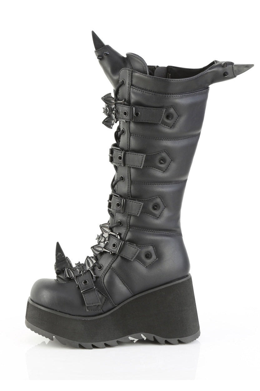 monster demonia lace-up boots