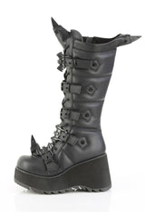 monster demonia lace-up boots