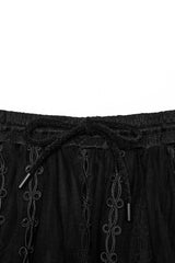 gothic maxi tulle skirt