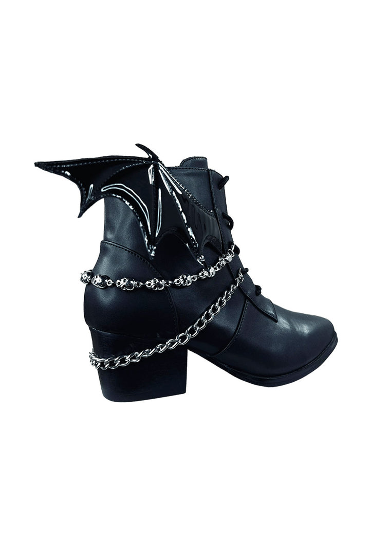 witchy block heel boots for women