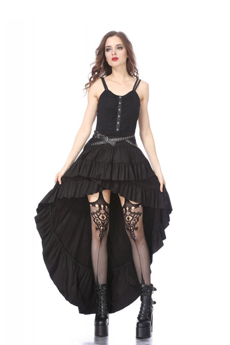 Deathwitch Layered Maxi Skirt