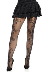 Goth fashion pretty net stockings