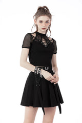 punk rock grunge short sleeve top