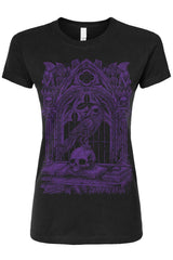Quoth the Raven T-Shirt [LILA] [Mehrere Stile verfügbar]