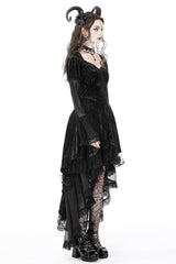 Vampiren Webs Velvet Dress