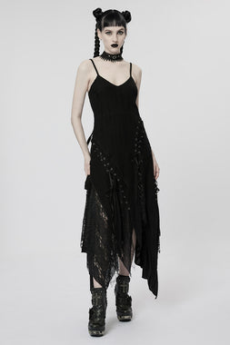 Forest Fae Tattered Maxi Dress