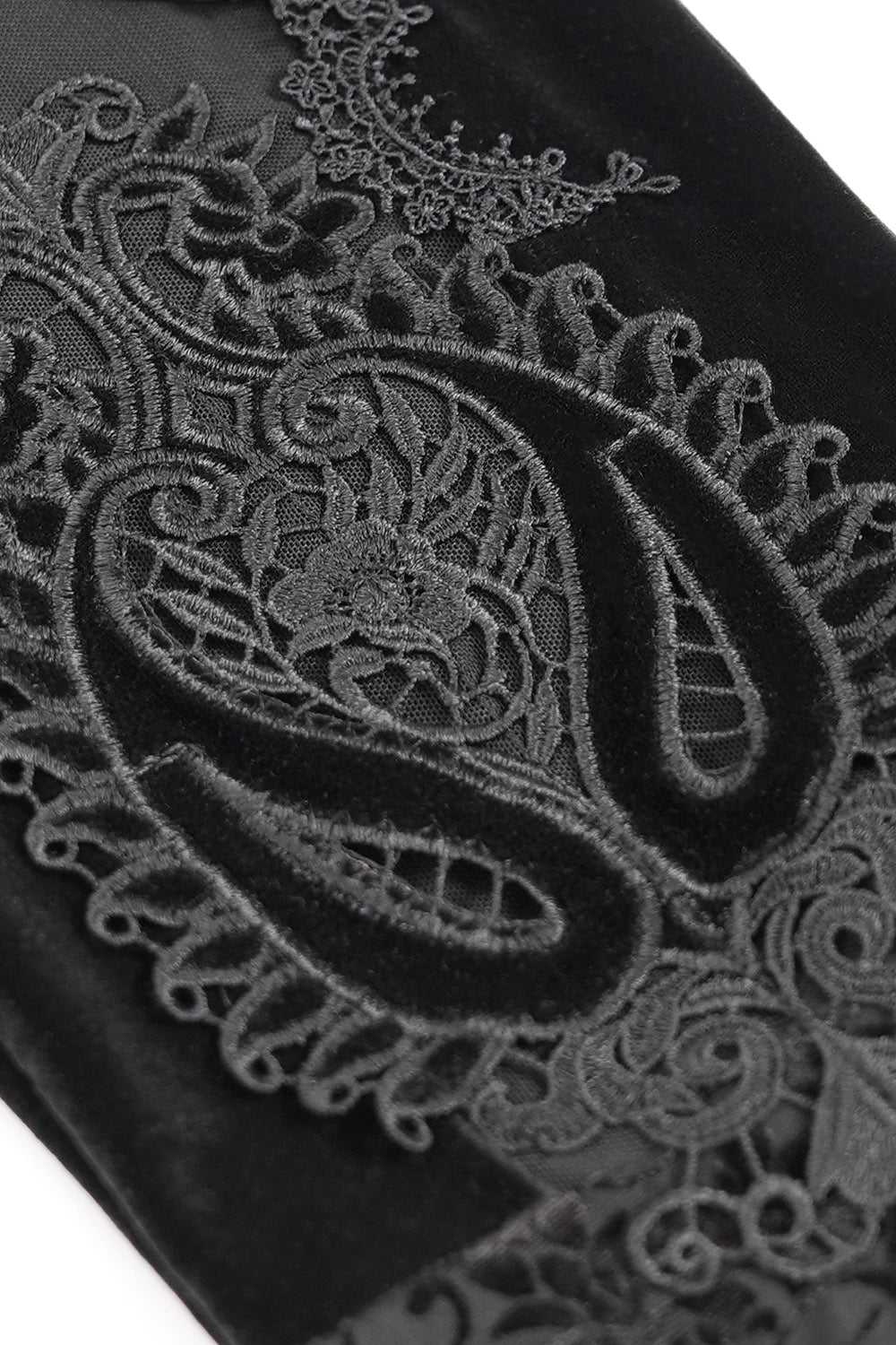 whimsygoth embroidered black pants 