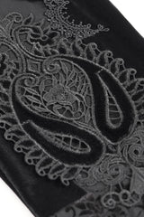 whimsygoth embroidered black pants 