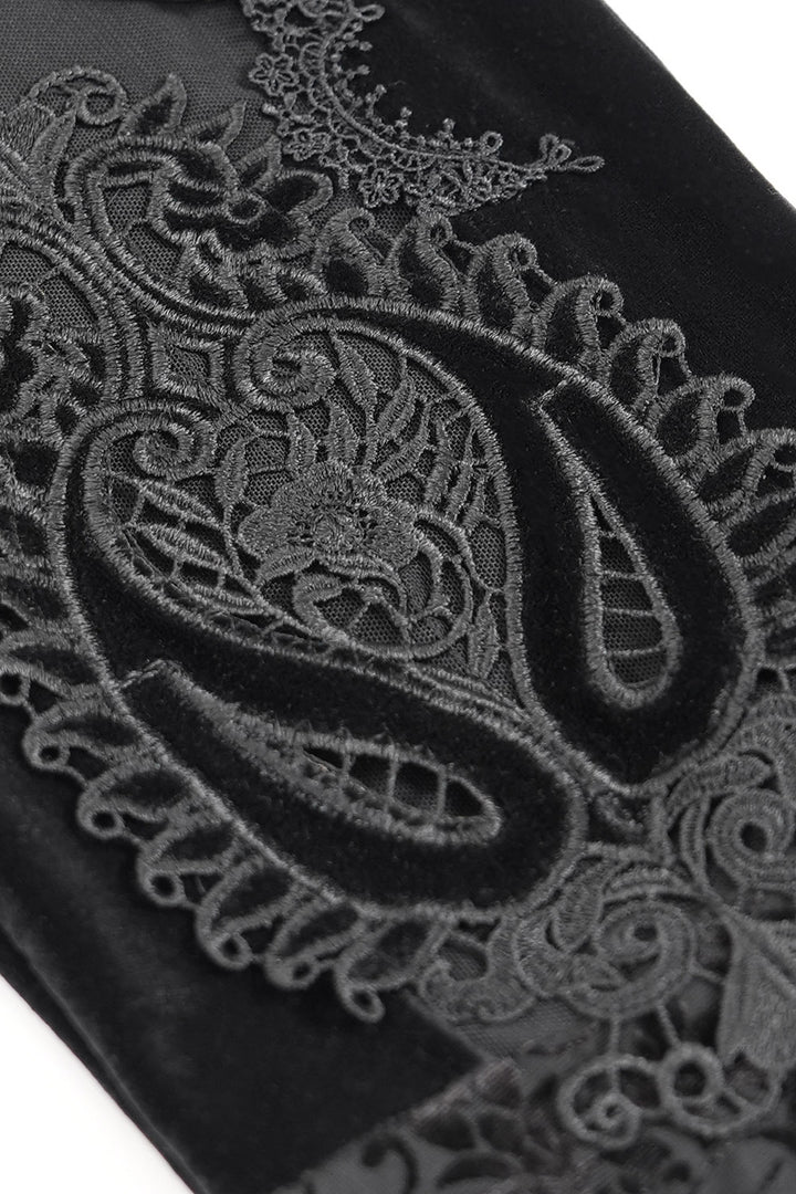 whimsygoth embroidered black pants 