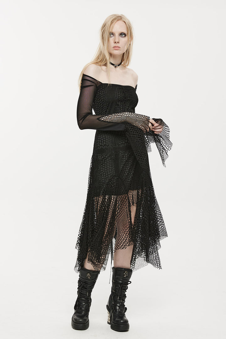 Punk Witch Fishnet Dress
