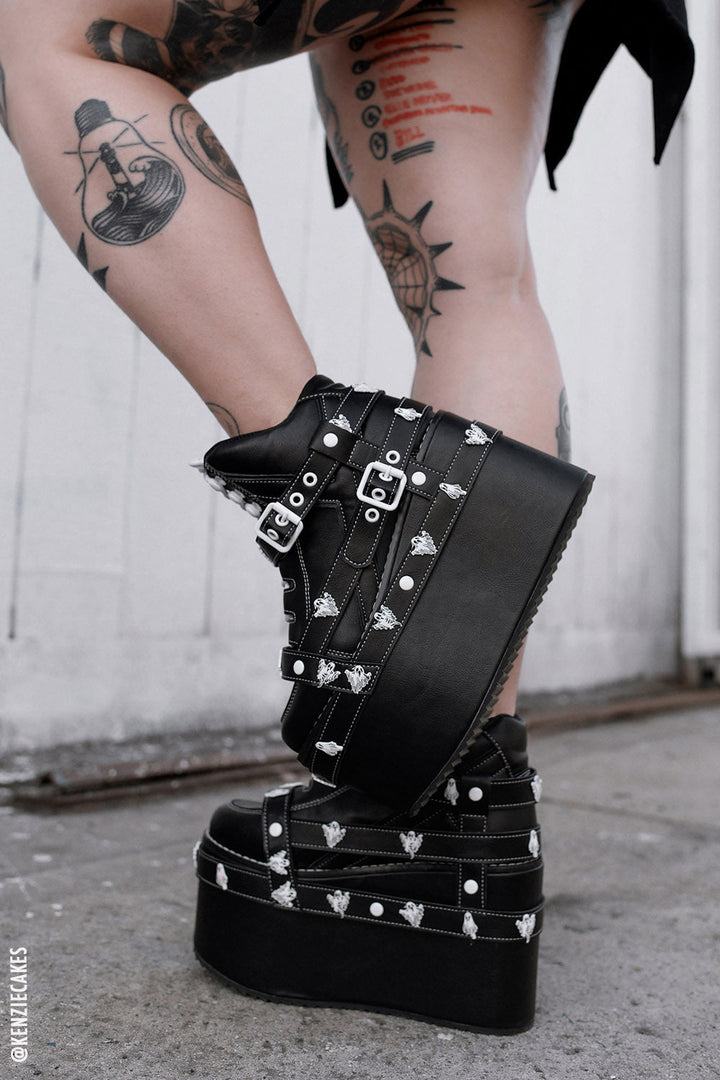 womens emo boots