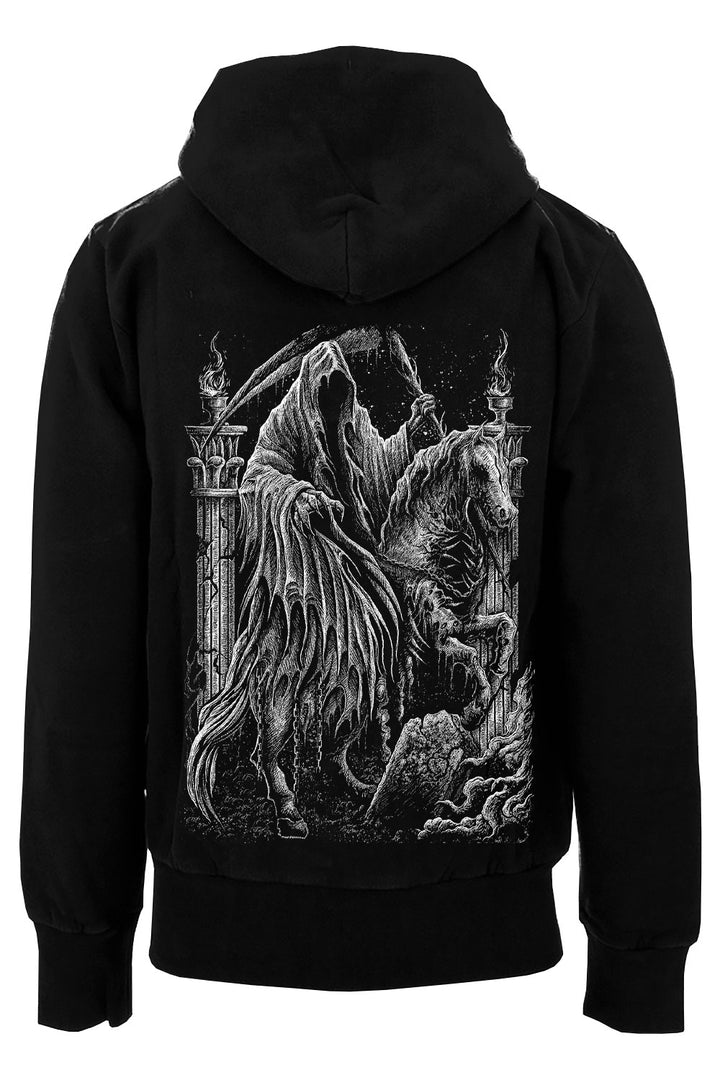 gothic horror grim reaper hoodie