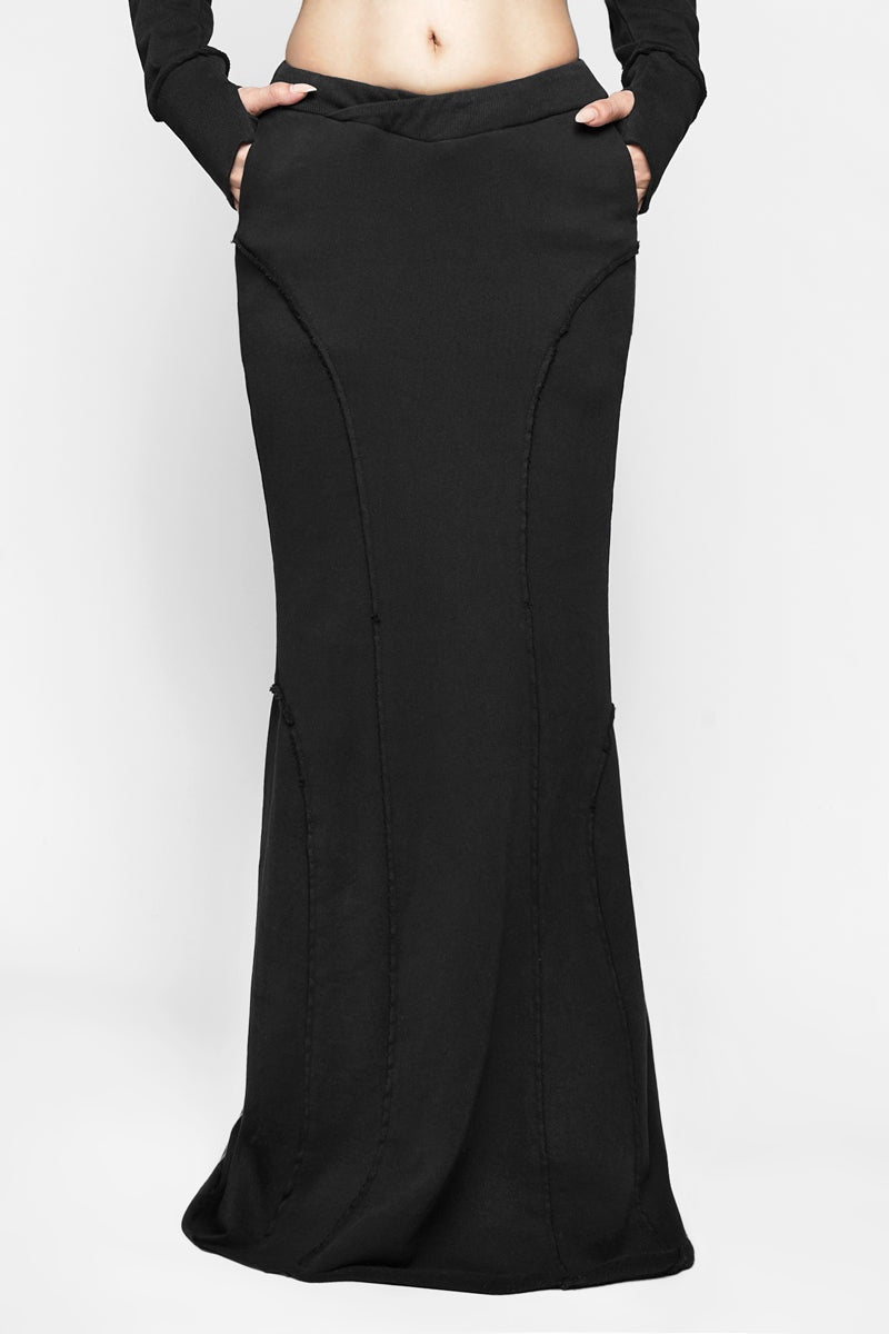fair trade long maxi fishtail skirt