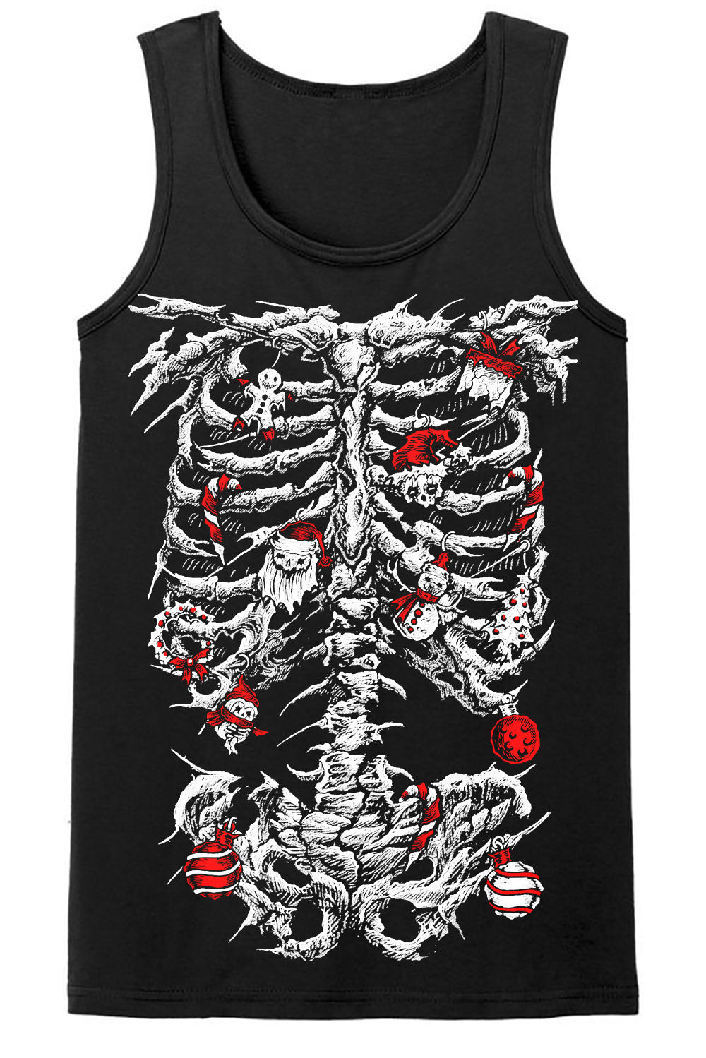 Xmas Skeleton T-shirt – VampireFreaks