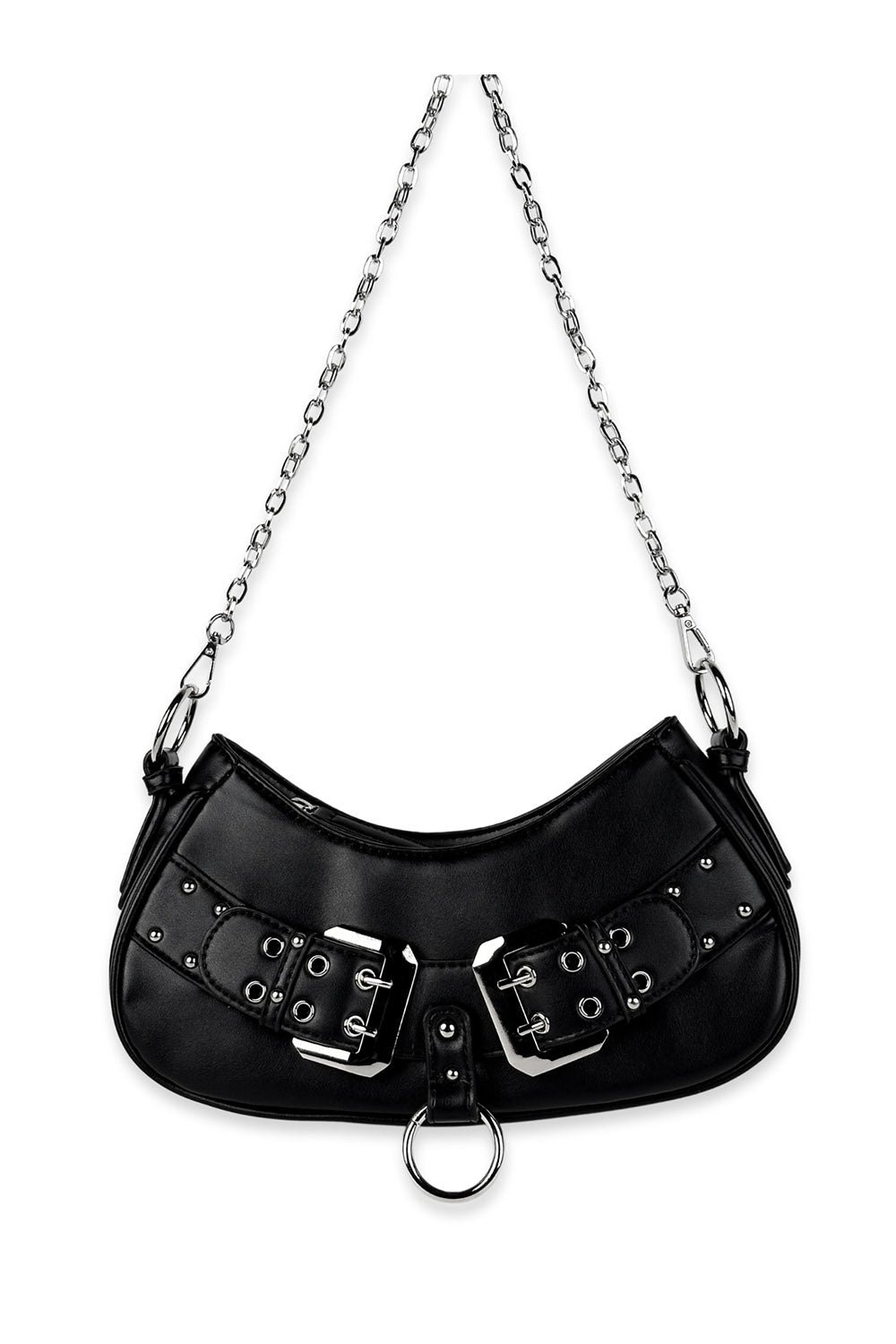 gothic chain strap shoulder bag 