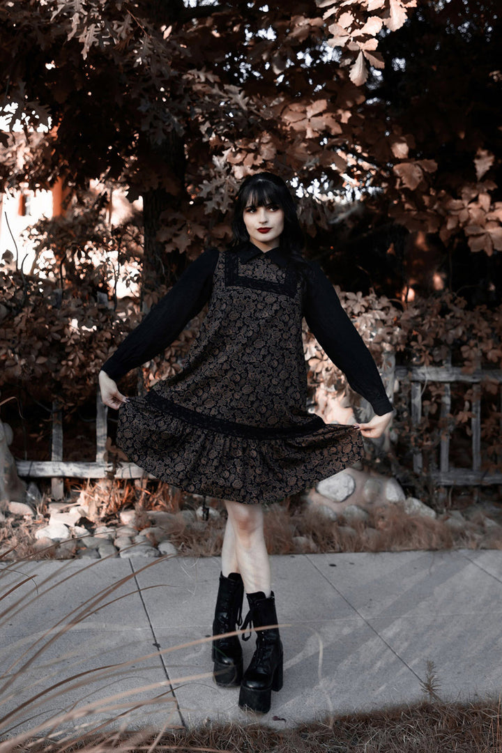 womens midi western dress