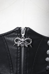 Zipper detail of womens long skirt