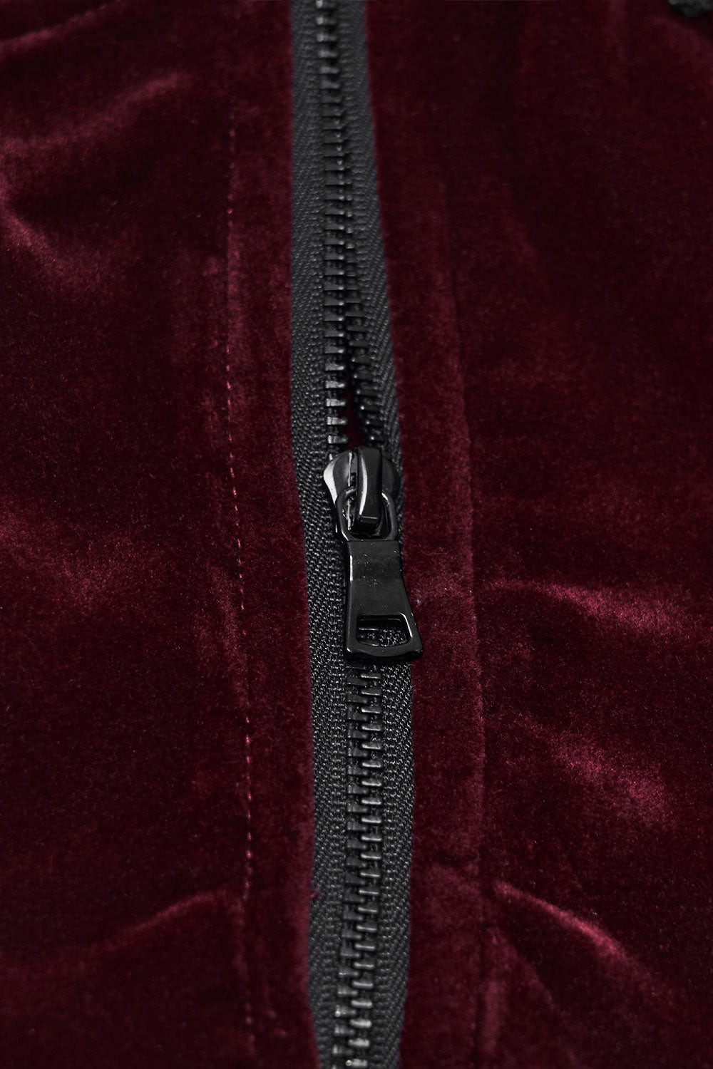 womens romantic gothic velvet corset with zipper