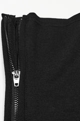 gothic zippered punk gloves