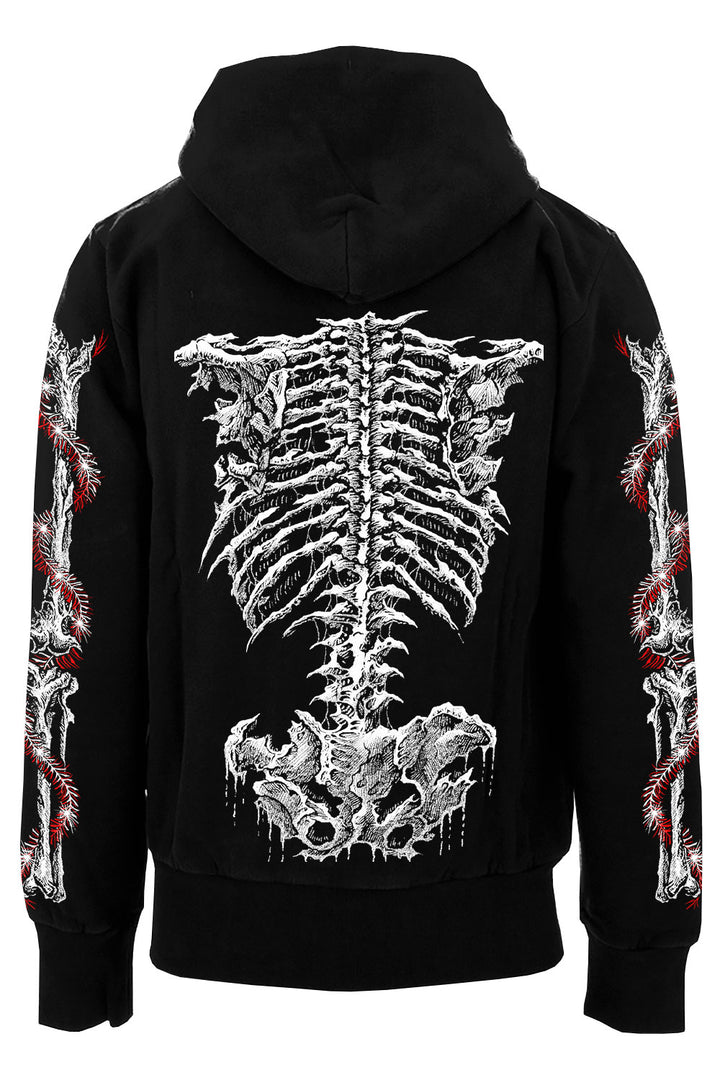 christmas skeleton ribcage clothes