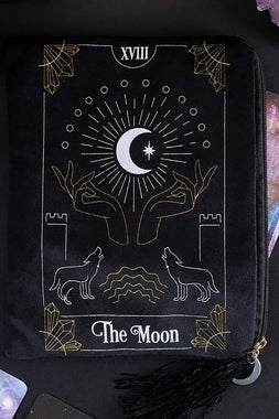 The Moon Tarot Card Zipper Pouch