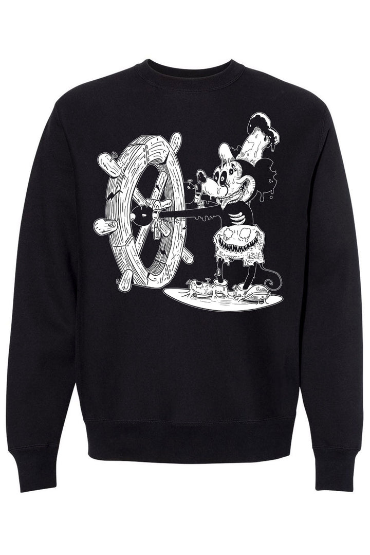 halloween steamboat willie sweatshirt
