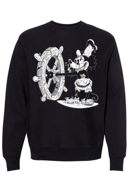 Steamboat Willie Mickey Zombie Sweatshirt