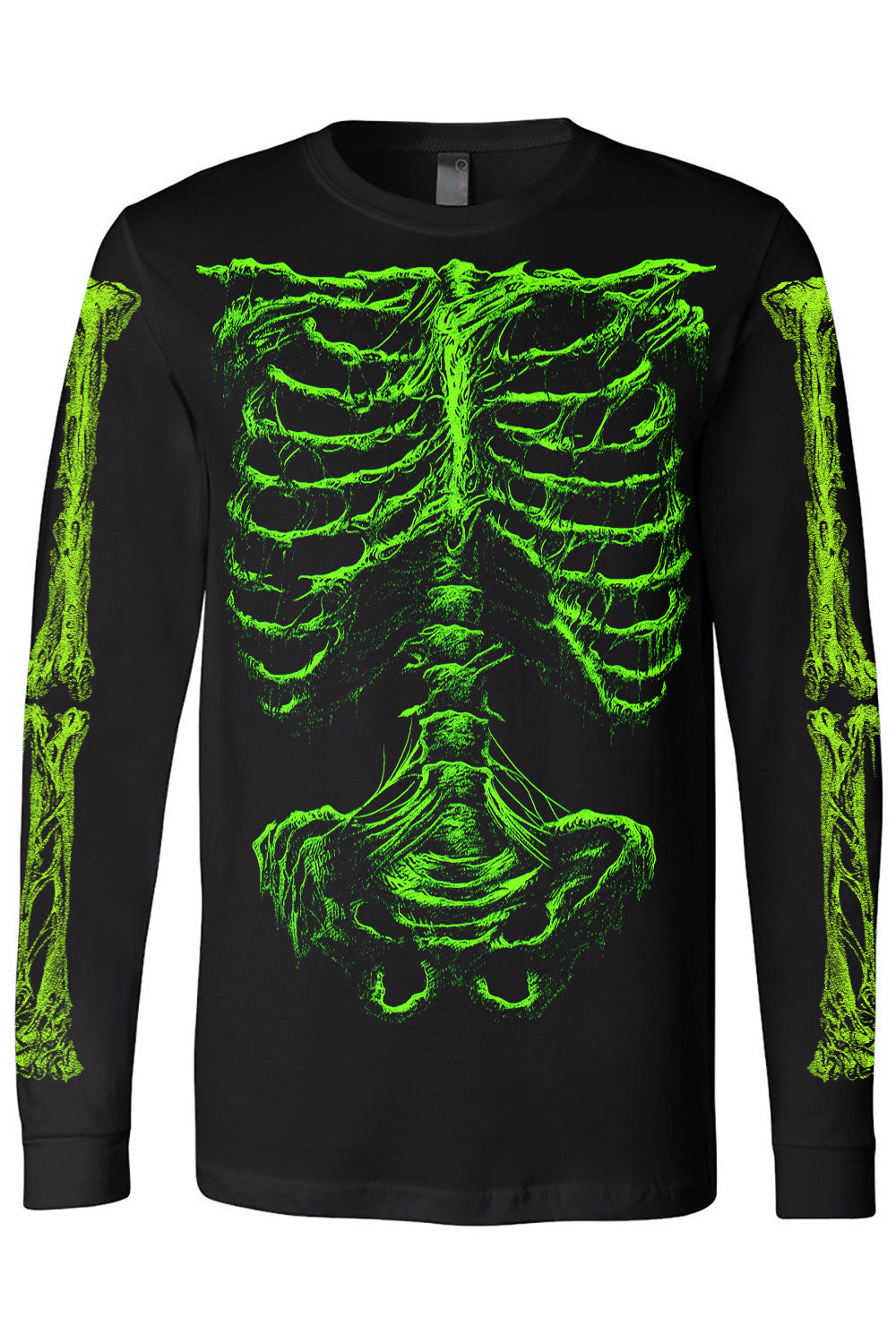 Zombie Rot Skeleton T-shirt [Monster Green] – VampireFreaks
