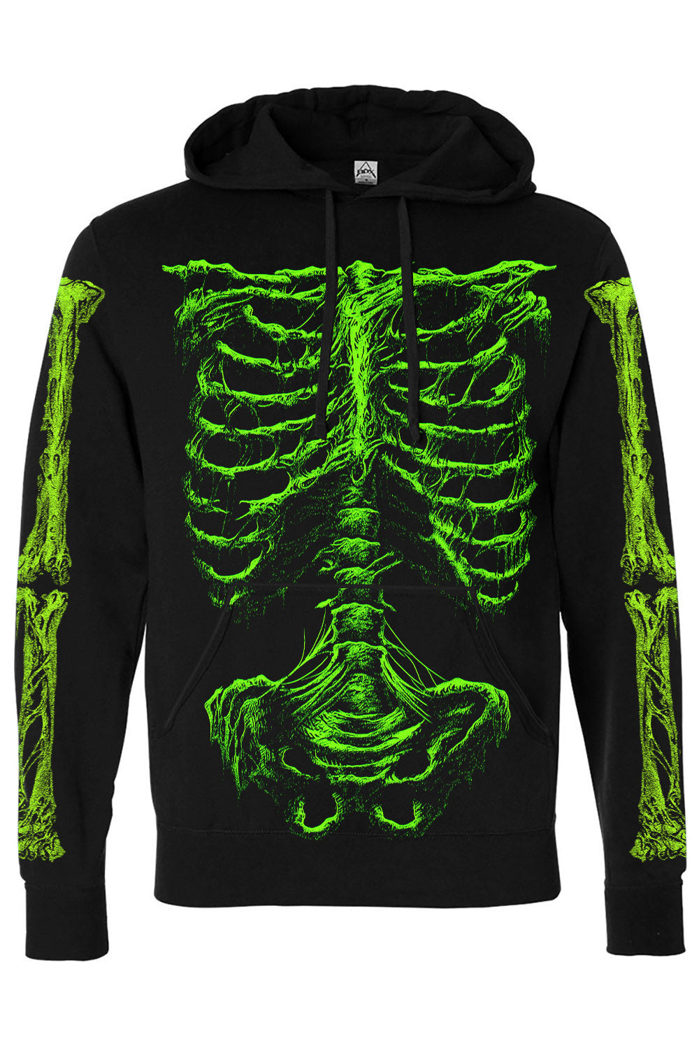 Zombie Rot Skeleton Hoodie [Monster Green] – VampireFreaks